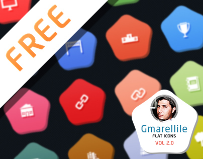 Gmarellile Flat Icons Vol2.0 For FREE