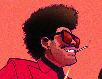 The Weeknd ILLUSTRATION - Poster series