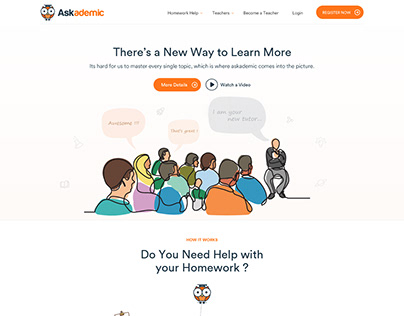Askdemic Website Design