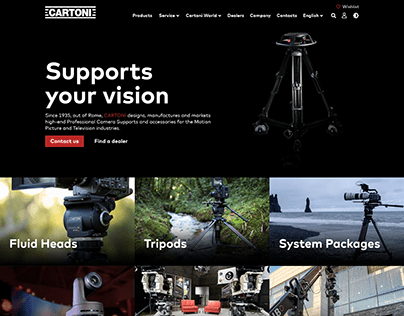 Camera Support Web Design