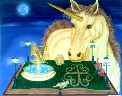 Pinturas al Óleo -El Unicornio