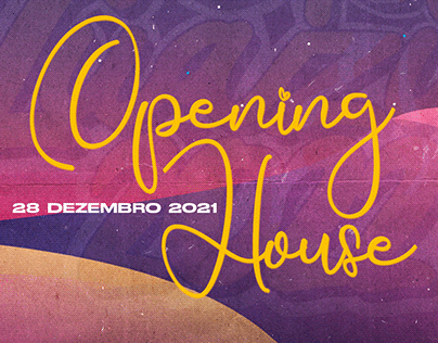 CRIAÇÃO DE ARTES PARA SHOW | OPENING HOUSE