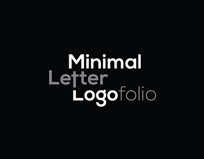 minimal letter logo folio