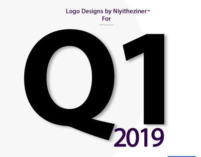 Logo designs by Niyitheziner for Quarter 1 of 2019.