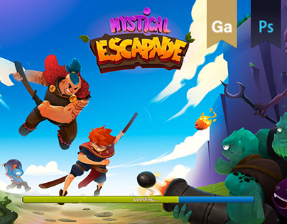 Mystical Escapade | 2D concept art for the game