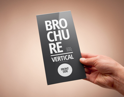 Vertical Flyer & Brochure Mock-Up