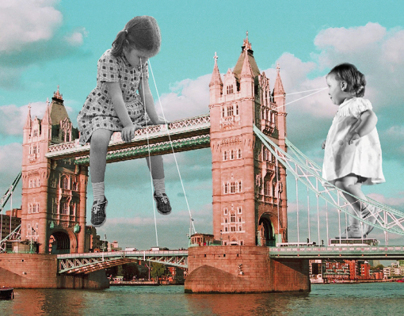 london playground / collage
