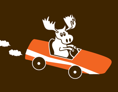 Moose Derby Illustration