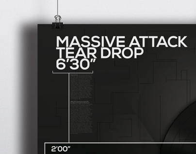 Massive Attack- Tearsdrop | INFOGRAPHIC POSTER
