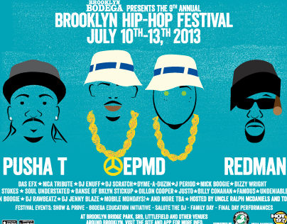 2013 Brooklyn Hip-Hop Festival: Main Artwork