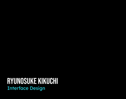 UI Portfolio Ryunosuke Kikuchi