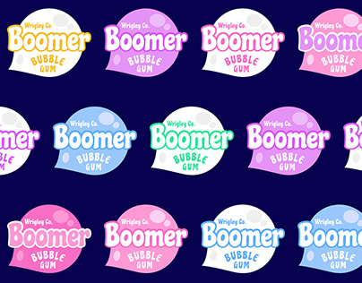 Boomer Bubble Gum Stickers