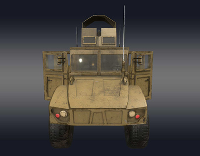 Armored Vehicle 3D Model