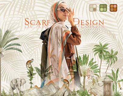 Project thumbnail - scarf design textile