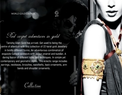 Jewelry Design : Tanishq : Glam Gold Collection