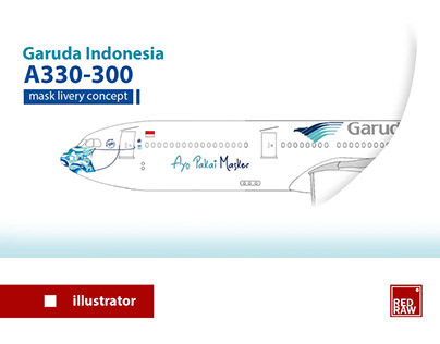 Mask Livery Concept | A330-300 | Garuda Indonesia