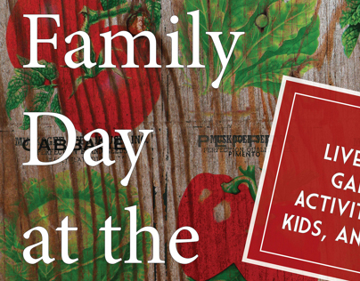 Family Day at the Market Poster