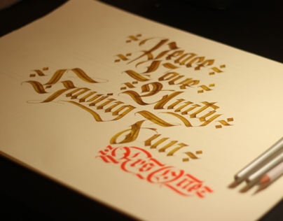 Learning Calligraphy