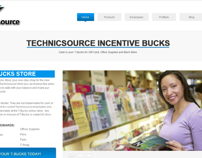Technisource Incentive Program Website