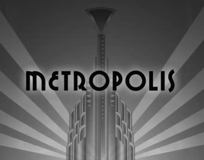 Titulos de “METROPOLIS” - Fritz Lang - Animación