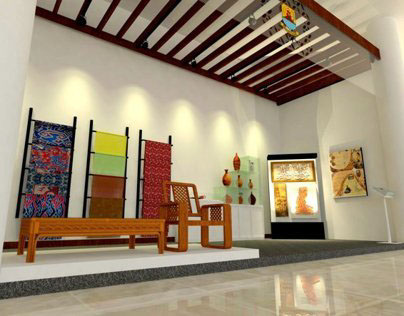 Interior Design of West Java Craft Center