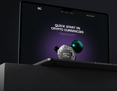 Siberia Crypto - Landing page of crypto project