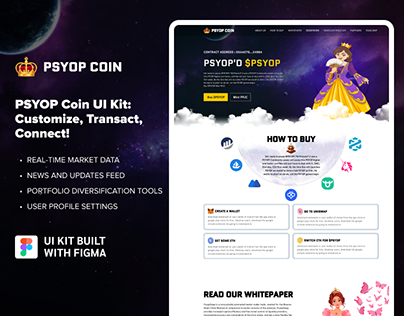 PSYOP Coin UI Kit | Figma Design