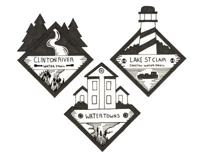 Clinton River Watershed Logo Concepts