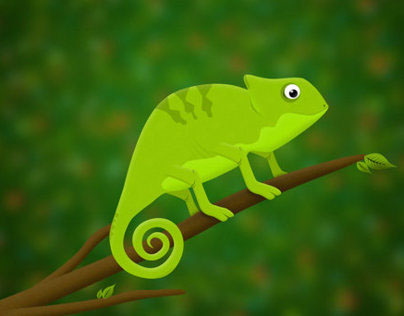 Cartoon Chameleon
