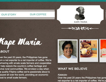 Kape Maria Website