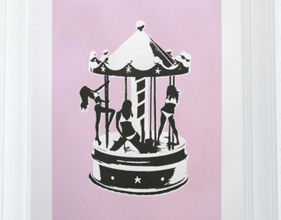 CAROUSEL - Hand pulled print by Eyal Segal