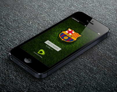 FC Barcelona / Etisalat Mobile App Concept