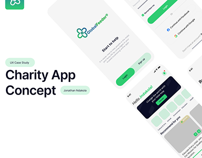 Project thumbnail - UX/UI Case Study_Charity AppConcept