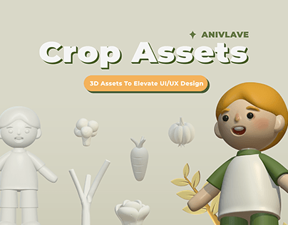 3D Assets Portfolio Crop Assets