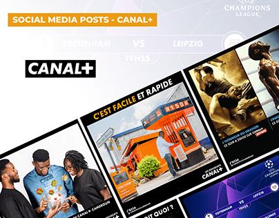 Social media posts - CANAL+