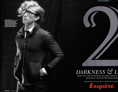 Esquire magazine "Darkness & Light"