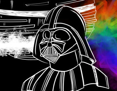 darth side of the moon