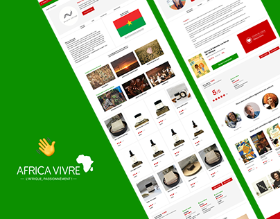 🤓 African Marketplace - Brand & Author page