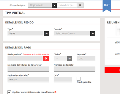 Integración pasarela de pago del Santander(TPV Virtual)