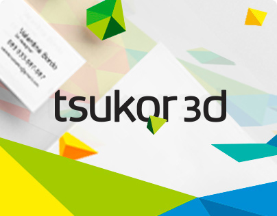 Tsukor 3D Branding Identity