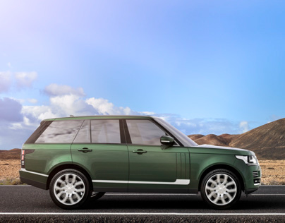 Range Rover in Fuerteventura - CGI
