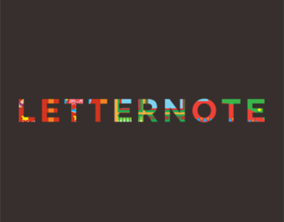 Product shots - letternote notebooks