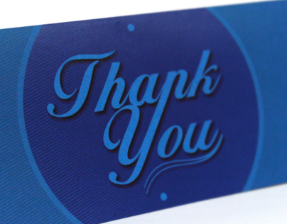 Thank You - Folded Gift Card Holder