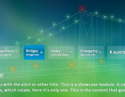 NYS Bridge Authority Background/Header Website Design