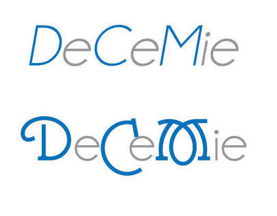Decemie logo design process