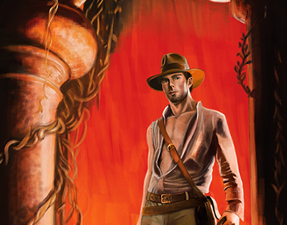 Indiana Jones Movie poster remake