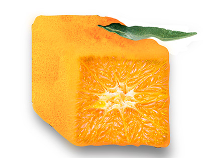 cubed orange