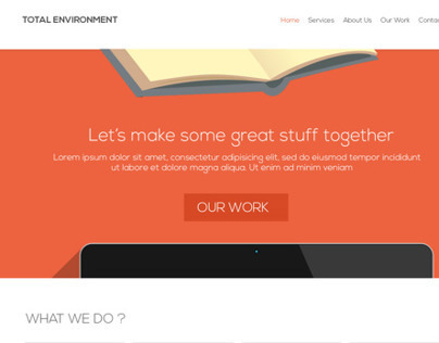 Total Environment Web Development Agency, Site Design
