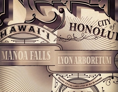 Hawaiian Place Names (Sanborn Inspired)