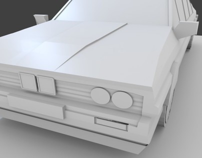 3D Inorganic Model - BMW E30 Cabriolet